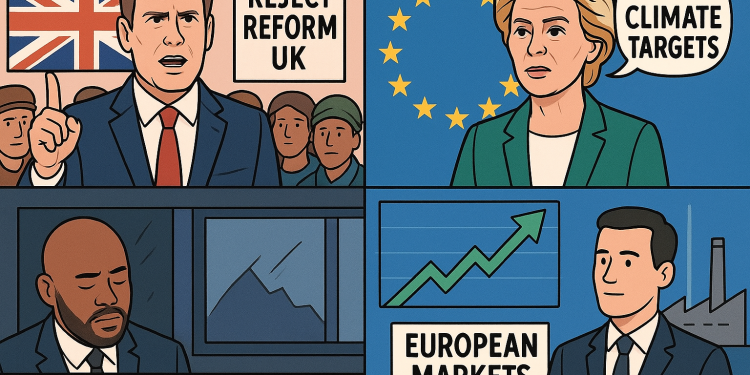Europe bulletin: EU climate goals, Starmer pushes back on ‘Reform’, stocks gain