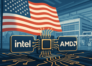 Intel shares surge 6% on reports of adding AMD as foundry customer