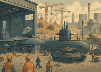 Canadian defense and mining stocks gain as Ottawa boosts spending