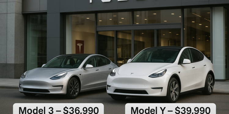 Tesla launches cheaper Model 3 and Model Y to revive demand, shares slide 4%