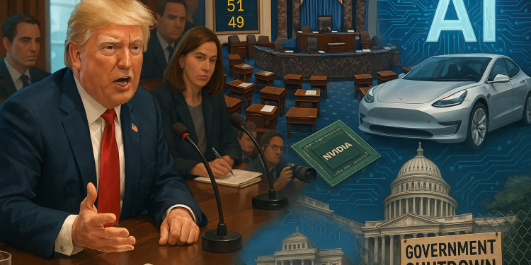 US digest: Trump cabinet meeting, Government shutdown extends