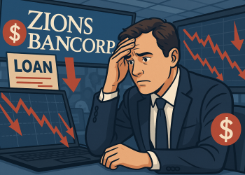 Zions shares plunge 7% after $50M loan loss, US regional banks face credit pressure