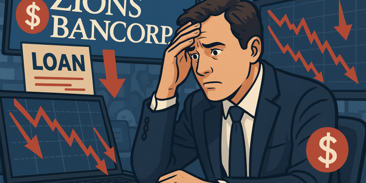 Zions shares plunge 7% after $50M loan loss, US regional banks face credit pressure