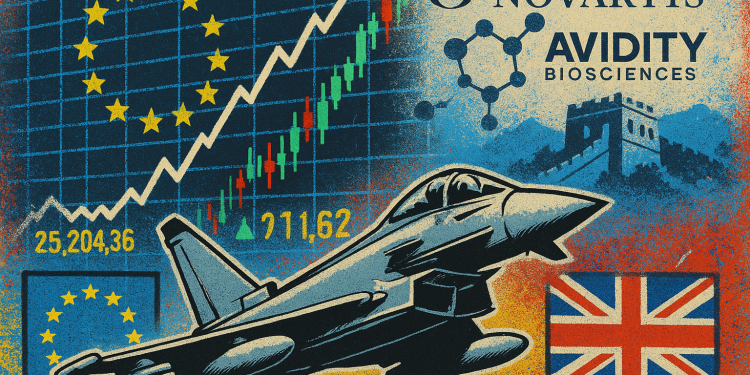 Europe bulletin: UK-Turkey jet deal, market gains, and Novartis’ $12B RNA bet