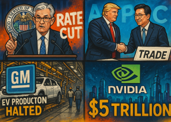 US digest: Fed cuts rates again, Nvidia hits $5T milestone, US South Korea deal
