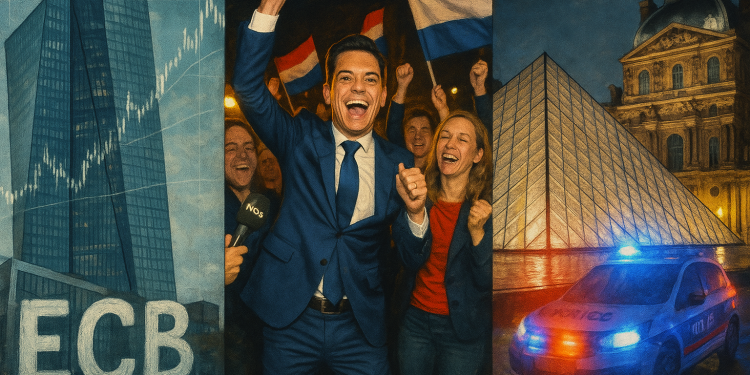 Europe bulletin: ECB holds rates steady, Dutch election, and Louvre heist arrests rise