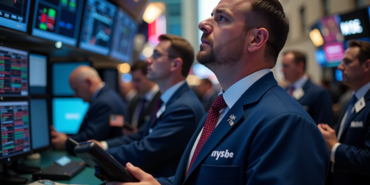 US stocks open mostly flat as credit concerns, trade tensions weigh on sentiment