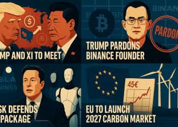 Evening digest: Trump-Xi summit set, Binance founder pardoned, Musk pushes $1T pay