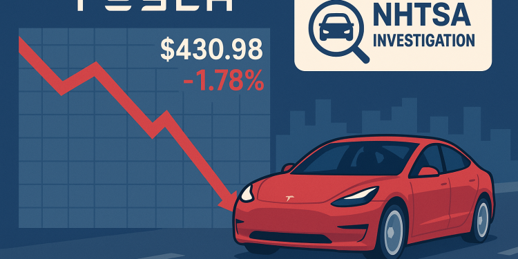 Why Tesla stock is sliding around 2% on Thursday