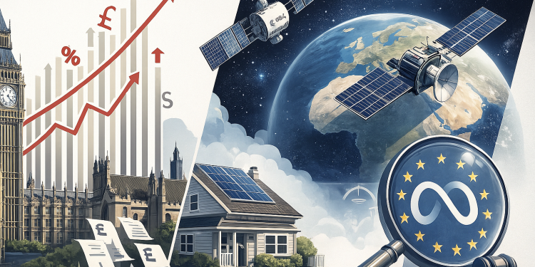 Europe bulletin: UK tax hikes, ESA military pivot, Meta-EU clash shape the day