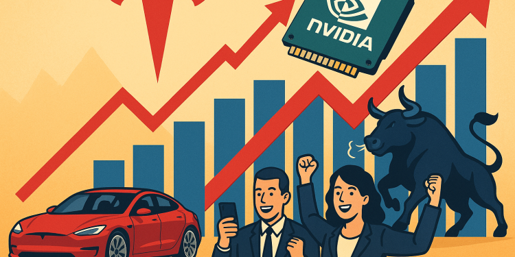 Why Tesla stock is soaring 6% after Nvidia’s blockbuster earnings