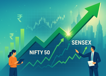 Nifty 50 Index rises as RBI unveils “shock-and-awe” strategy