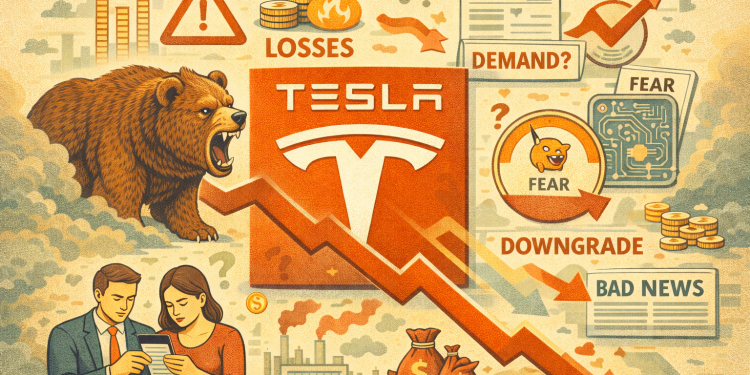 Why Tesla stock is down around 2% today