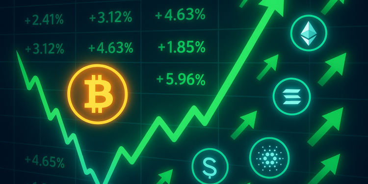 Crypto market rally today: here’s why Bitcoin and altcoins are going up