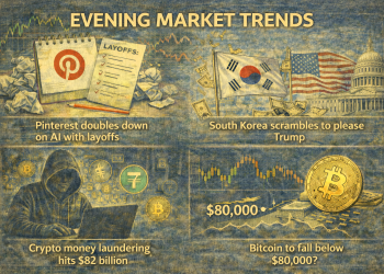 Evening digest: Bitcoin’s $80K test, Pinterest cuts jobs, Korea’s tariff scramble
