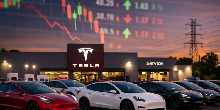 Why is Tesla stock crashing in early trading on Monday?