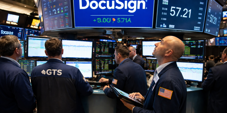 DocuSign stock price at risk of a crash after earnings on March 17