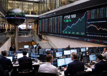 FTSE 100 Index futures enter correction as top UK shares plunge