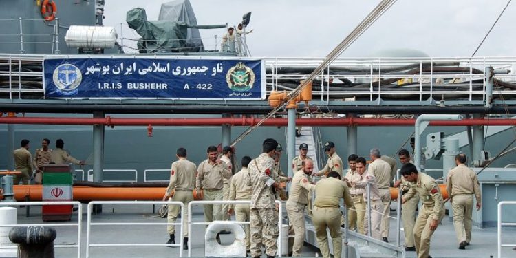 Iranian vessel suffers engine failure, offloads crew days after US submarine sank other ship