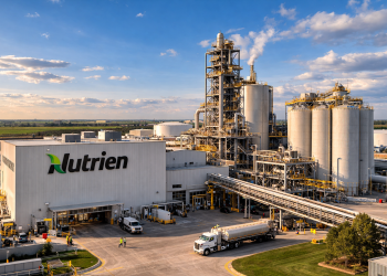 Nutrien stock slowly forms cup & handle as fertilizer prices rise